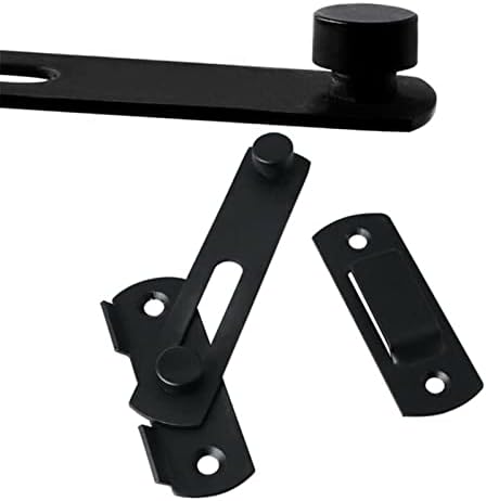 LCARY Door Bolts Matte Black Stainless Steel Gate Latch Lock Hardware