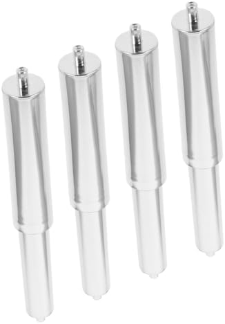 WOONEKY 4PCS Chrome Toilet Paper Holder Rollers Replacement Rods