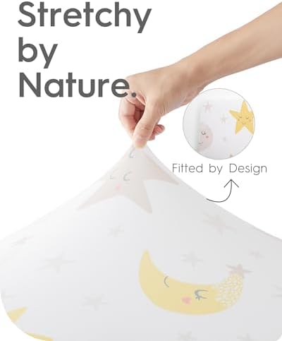 TotBasic Extra Stretchy Changing Pad Cover 2 Pack 1