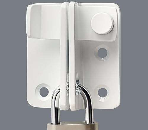 Alise Flip Latch Gate Latch with White Finish MS3006R-W 1