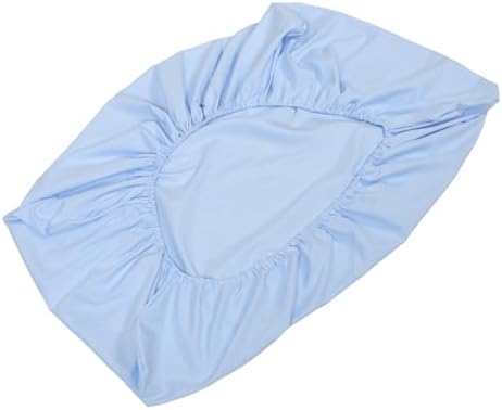 Vaguelly Crib Sheet with Blue Cartoon Pattern