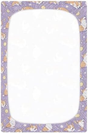 MNSRUU Baby Crib Sheets Soft Breathable Fitted Playard Bedding