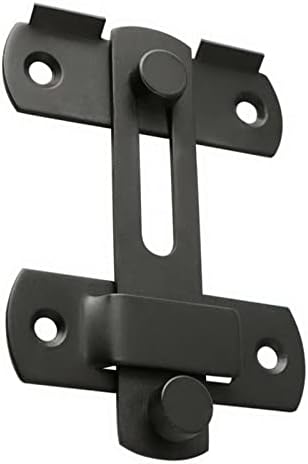 LCARY Door Bolts Matte Black Stainless Steel Gate Latch Lock Hardware