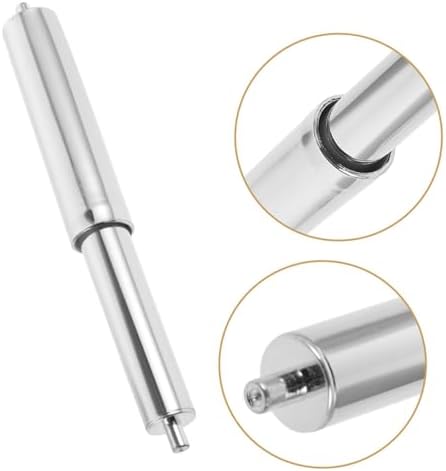 WOONEKY 4PCS Chrome Toilet Paper Holder Rollers Replacement Rods