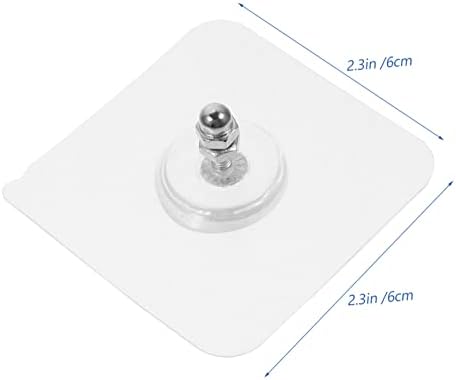 GLEAVI 20PCS Wall Hooks Adhesive Robe Towel Hooks