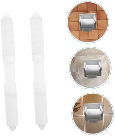 IWOWHERO 2pcs Plastic Toilet Paper Holder Replacement Rod