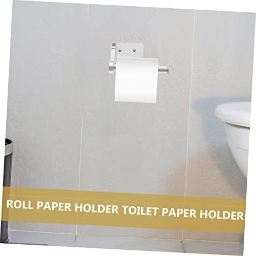 Tofficu Toilet Paper Wall Holder Sleek Aluminum Rack