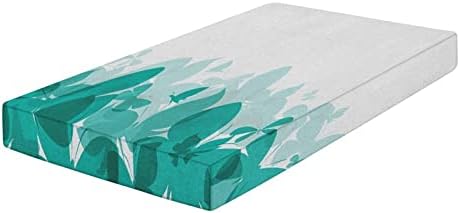 XISUNYA Butterfly Crib Sheet Set Microfiber 28x52x8 Spring Theme