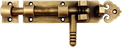 SHAUNI Antique Brass Door Slide Bolt Lock Set