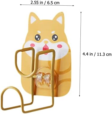Cute Animal Wall Hook Set for Bathroom and Kitchen Use