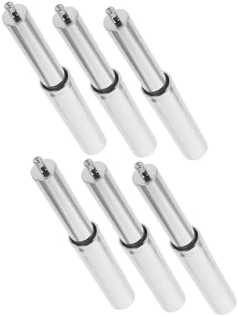 Mobestech 6pc Retractable Toilet Paper Holder with Spring-Loaded Rod
