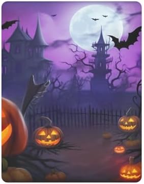 Jihqo Halloween Castle Pumpkins Crib Sheets Set
