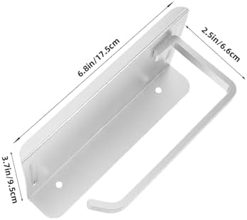 Gadpiparty Toilet Paper Holder with Shelf Wall Mounted Organizer