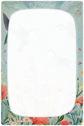 Jihqo Hummingbirds Wildflowers Crib Sheets Pack N Play