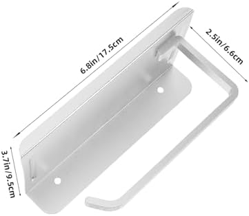 NUOBESTY Wall Mounted Toilet Paper Holder with Shelf 1