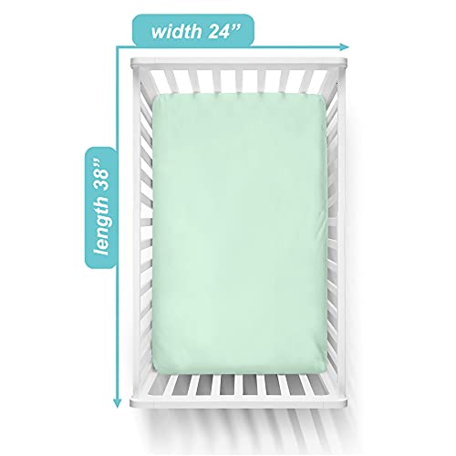 American Baby Company 3 Pack Cotton Fitted Crib Sheets 38 x 24