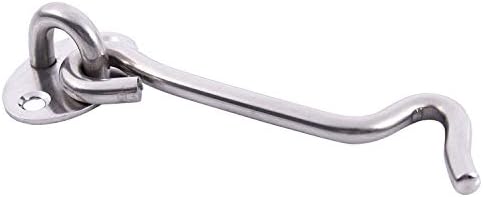 DEIHGE 1set Stainless Steel Gate Latch Silent Holder