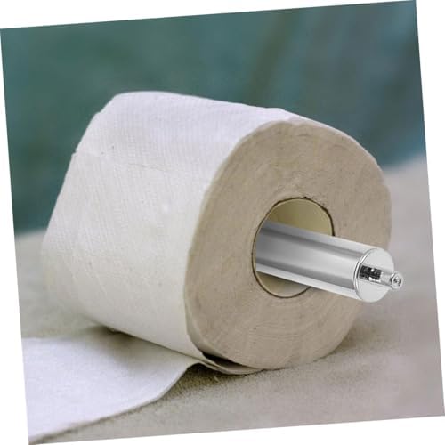 WOONEKY 4PCS Chrome Toilet Paper Holder Rollers Replacement Rods