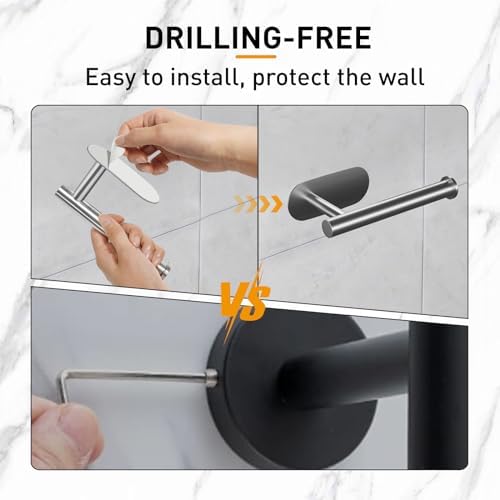 CasaCulina Toilet Paper Holder 2Pack Brushed Nickel 1