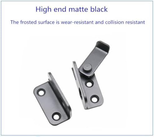 SZHuiDaXing Flip Latch Matte Black Heavy Duty Door Lock