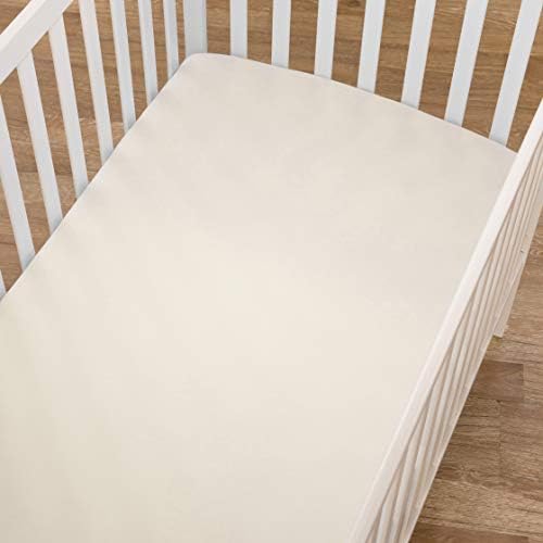 TL Care Natural Cotton Fitted Mini Crib Sheet 38x24
