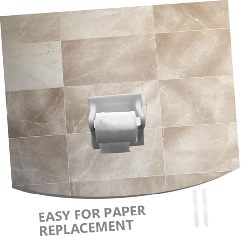 2pcs White Plastic Sloth Shaped Toilet Paper Holders