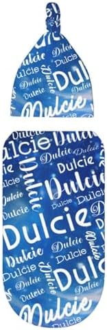 Personalized Name Swaddle Set - Baby Girl Boy Swaddle Blanket Hat