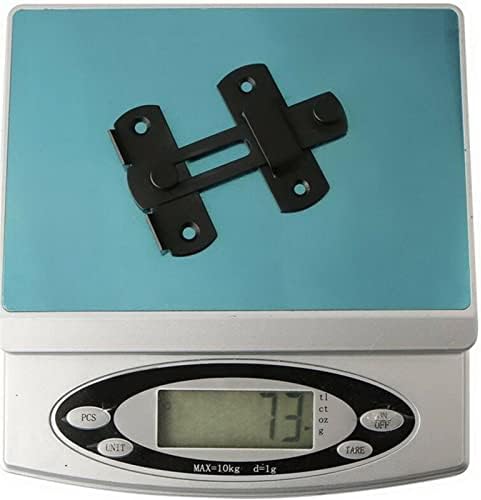 LCARY Door Bolts Matte Black Stainless Steel Gate Latch Lock Hardware