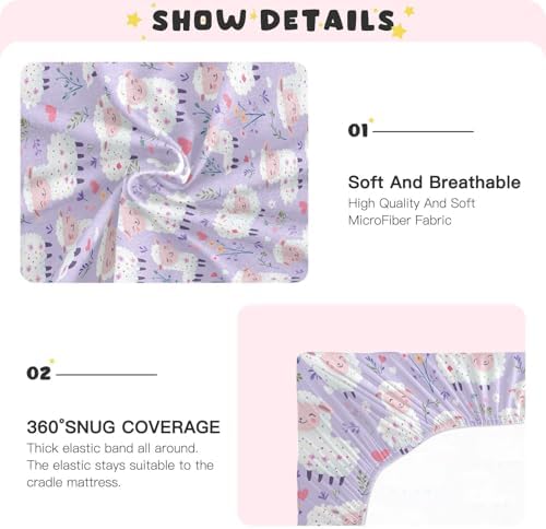 Gbjiemia Crib Sheets for Baby Boys Girls