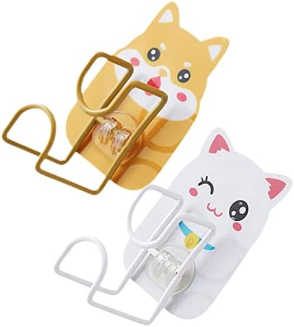 Cute Animal Wall Hook Set for Bathroom and Kitchen Use