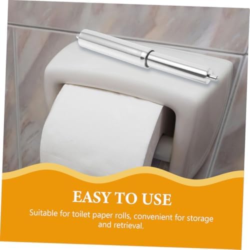 4pcs Extendable Spring Toilet Paper Holder Rod Replacement
