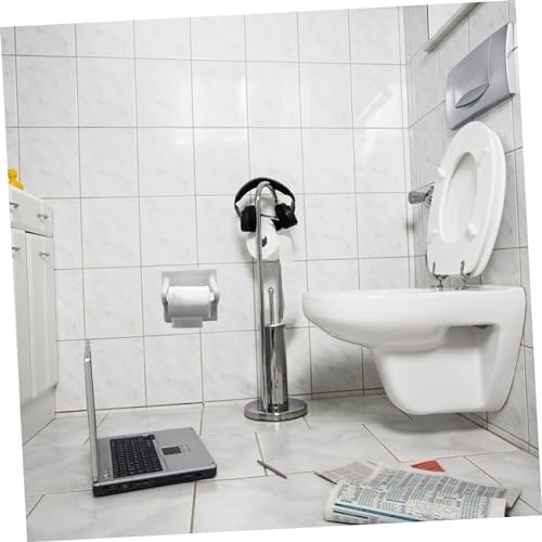 PHENOFICE Toilet Paper Roller Holder with Telescopic Spindle