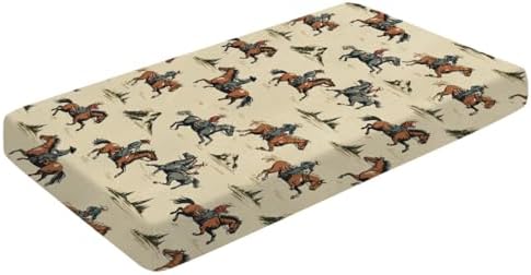 Pynnlts Western Cowboy Crib Sheet 52x28in
