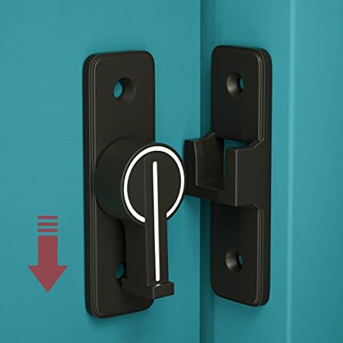 TOHERVIE Barn Door Lock with Luminous Finish
