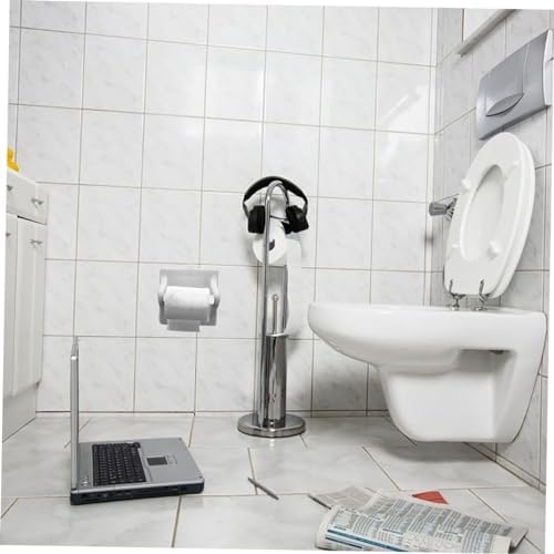2pcs White Plastic Sloth Shaped Toilet Paper Holders