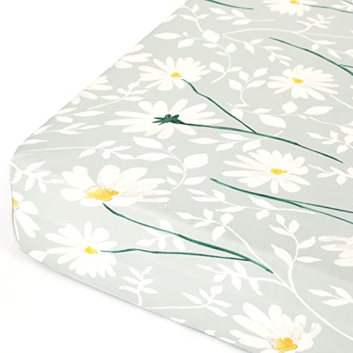 GRSSDER Ultra Soft Stretchy Crib Sheets Set 2 Pack