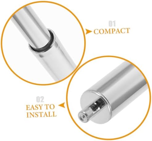 KONTONTY Toilet Paper Holder Roller 5pcs Set Durable Plastic Spring-Loaded
