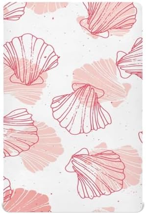 Kigai Coral Seashell Crib Sheets 28x52x9 Inches
