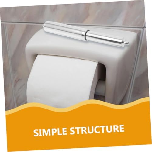 DIYEAH 5Pcs Chrome Toilet Paper Holder Spindle Replacement Kit 1