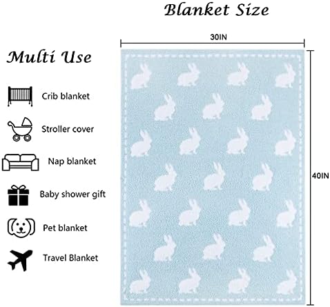 Kid Nation Soft Plush Baby Blanket 40x30 Inches