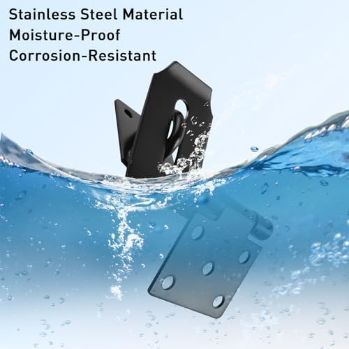 4 Inch Stainless Steel Door Latch Padlock Hasp Set with Keys