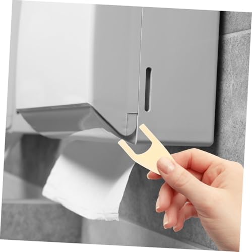ULTECHNOVO White Toilet Paper Dispenser Key