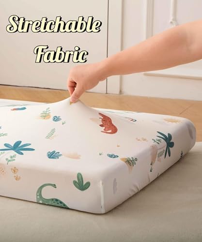 SDY Dinosaur Crib Sheets 2 Pack Soft Microfiber