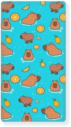 Hinthetall Cute Capybar Crib Sheet for Baby