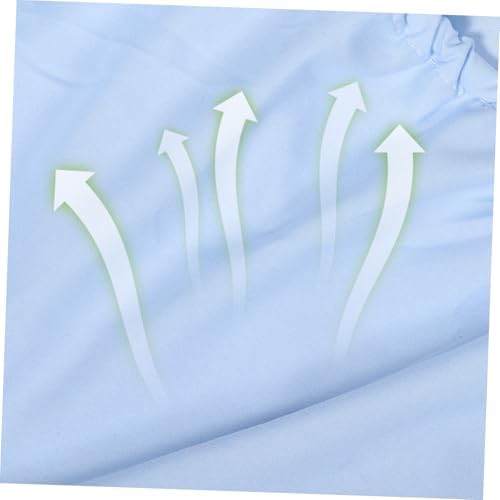 Vaguelly Crib Sheet with Blue Cartoon Pattern