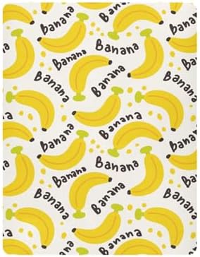 Gbjiemia Banana Crib Sheets for Baby Boys Girls