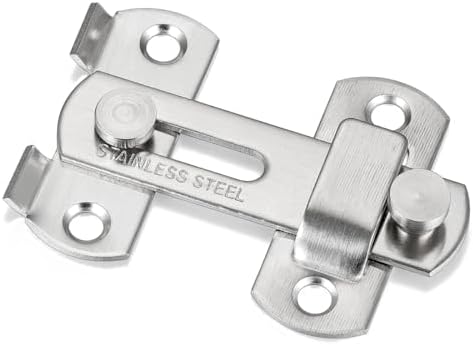 Wocoe 5 Pack Brushed Nickel Barn Door Latches 275 x 202