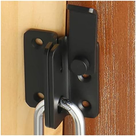 DEIHGE Slide Bolt Door Lock Hasp with Stainless Steel Finish