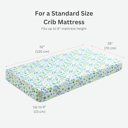 Margaux May Organic Muslin Crib Sheet with Deep Pocket
