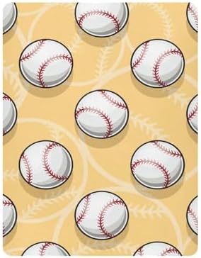 Gbjiemia Baseball Crib Sheets for Baby Boys Girls